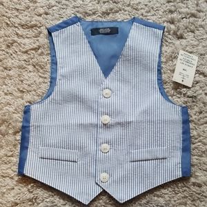 Dressy outfit for baby, matching vest/shorts